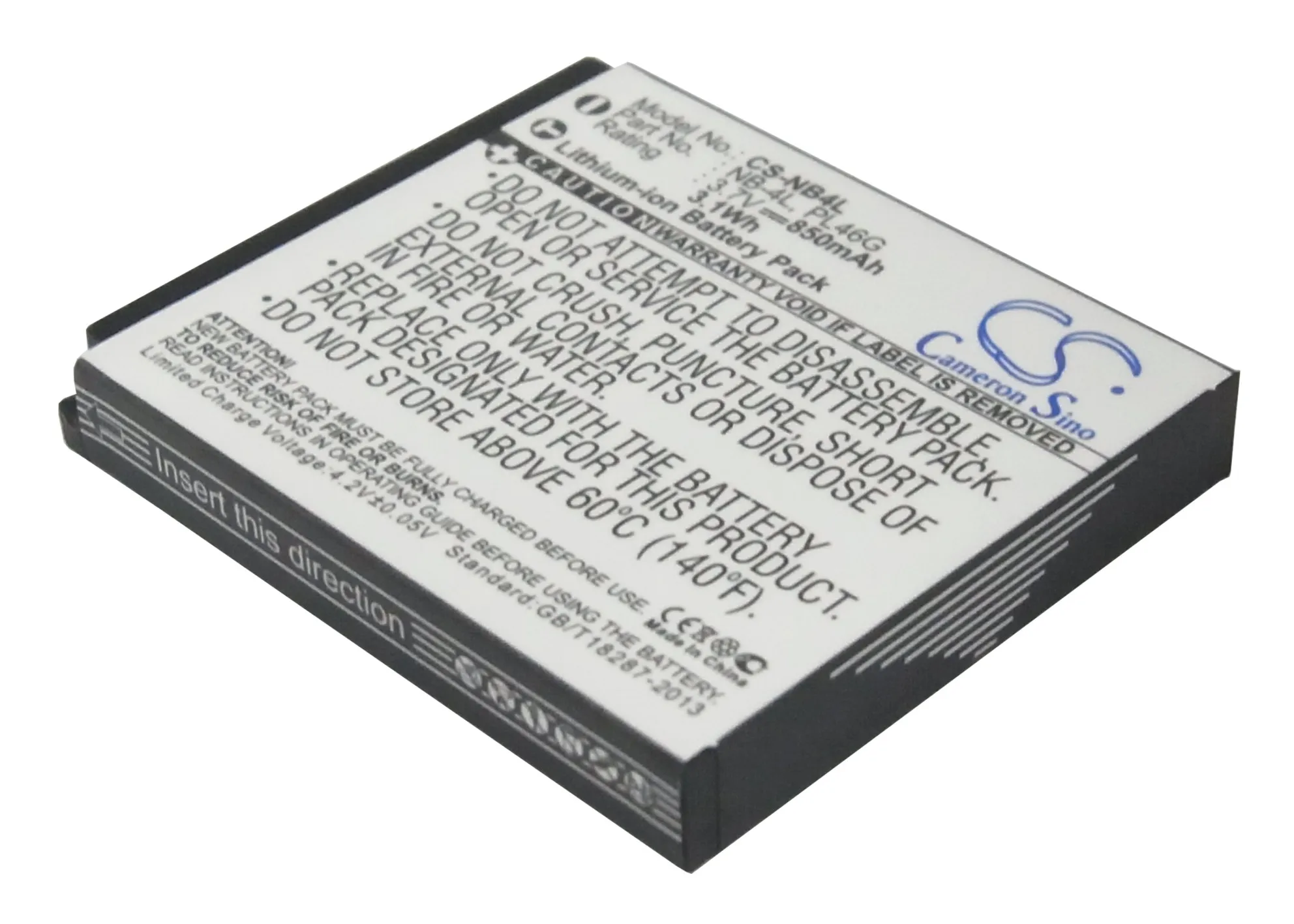Обновленная батарея для Canon PowerShot SD1100 IS, PowerShot SD1400 IS, PowerShot SD200, PowerShot SD30, PowerShot SD300
