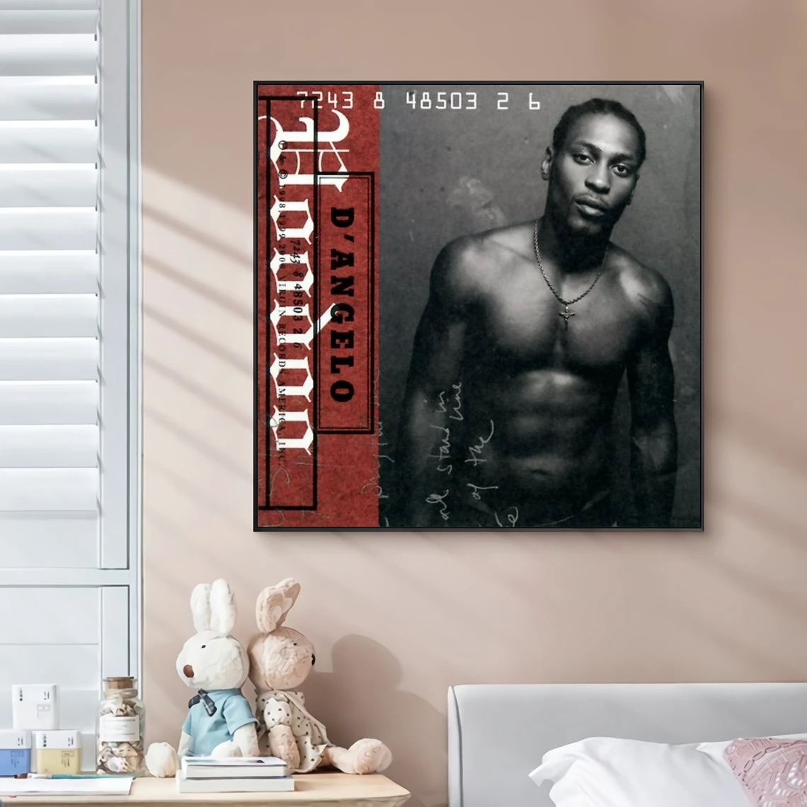 D'Angelo Album Cover Canvas Poster Rap Star Rock Singer Wall Painting Art (No Frame)