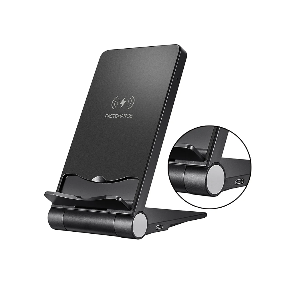  Universal 10W Qi Wireless Charger Stand Fast Charging Holder for iPhone XR XS XS MAX SD998 For Huaw