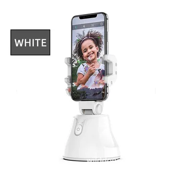 

Smartphone Gimbal 360 Rotation for Vlog Video Selfile Record Face Infinite Rotation Sport Inception Mode Face Tracking White