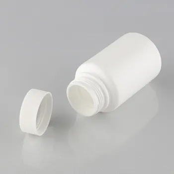 

Free Shipping 5pcs/lot Empty White Small 100ml PET Capsules Tablets Packing Plastic Bottles with Screw Caps for Pills