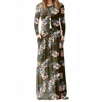 boho long sleeve maxi
