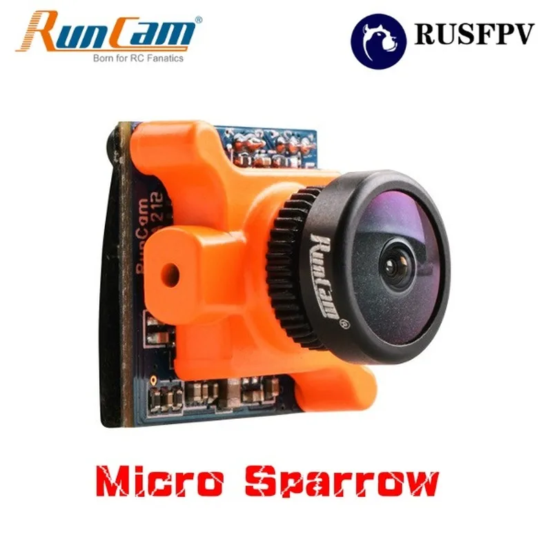 

RunCam Micro Sparrow WDR 700TVL 1/3 CMOS 2.1mm FOV 145 Degree 16:9 NTSC/PAL Switchable FPV Camera for FPV Racing Drone 20%OFF