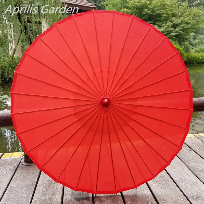 Casamento Vermelho Oiled Paper Umbrella Hanfu Umbrella Mulher Estilo Chinês Casamento Silk Umbrella Decoração Parasol Paraguas Sombrilla