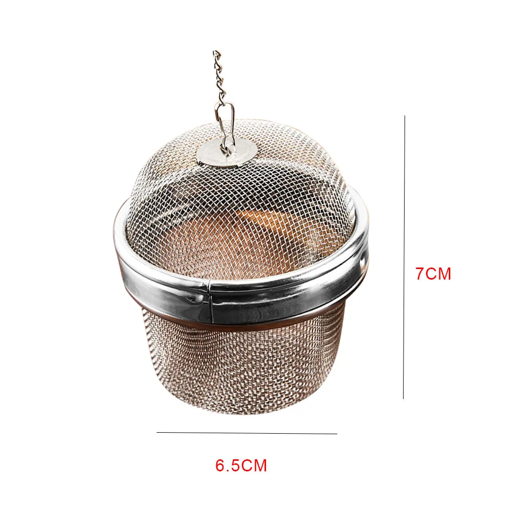 Расширенная цепь крюк для заварки чая нержавеющая сталь Емкость для приправ ситечко суп приправ разделительный фильтр сито для специй