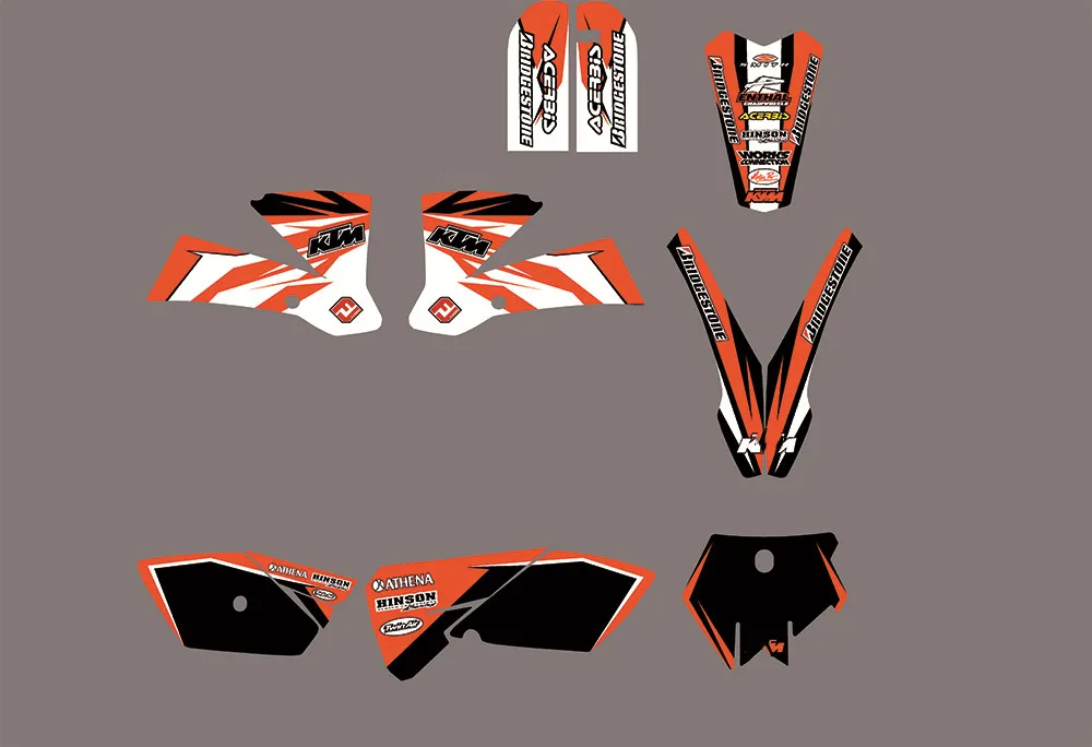SX85 2003-2012 3 м мотоциклетные Графика наклейки Наборы для KTM SX85 85SX 2003 2004 2005 2006 2007 2008 2009 2010 2011 2012