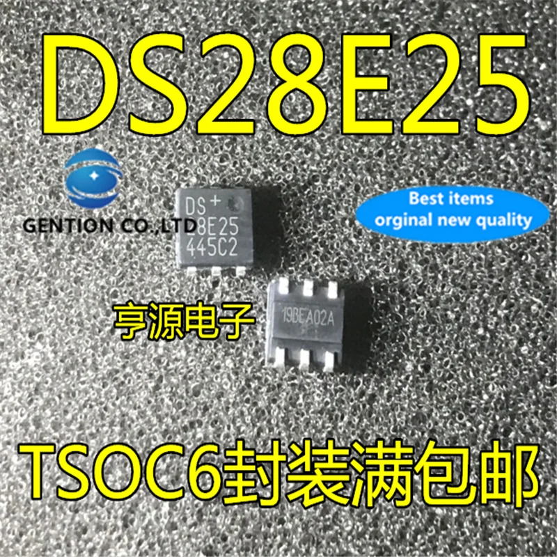 

5 шт. DS28E25 DS28E25P + T TSOC6 в наличии 100% новый и оригинальный