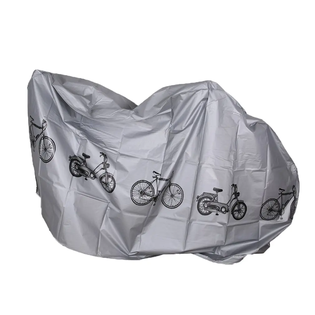Серый мото велосипед мотоциклетные Чехлы Пылезащитный Водонепроницаемый открытый закрытый чехол для защиты от дождя пальто для велосипеда скутер - Цвет: gray