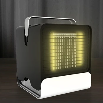 

Portable Air Conditioner Portable Mini Air Cooler Conditioning LED Light Humidifier Purifies Air Cooling Fan for Home Office