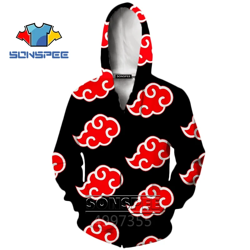 8 SONSPEE с 3D принтом Наруто, Akatsuki для косплея, Harajuku, худи для мальчиков и девочек-подростков, повседневные толстовки, уличная одежда, толстовка с капюшоном, Z28 - Цвет: 8