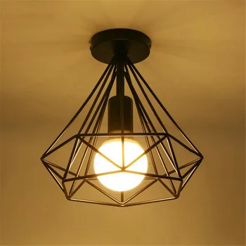 

Led Ceiling Light Modern Ceiling Lamp Nordic Lighting Cage Fixture Home Living Room Lighting And Home Decorations