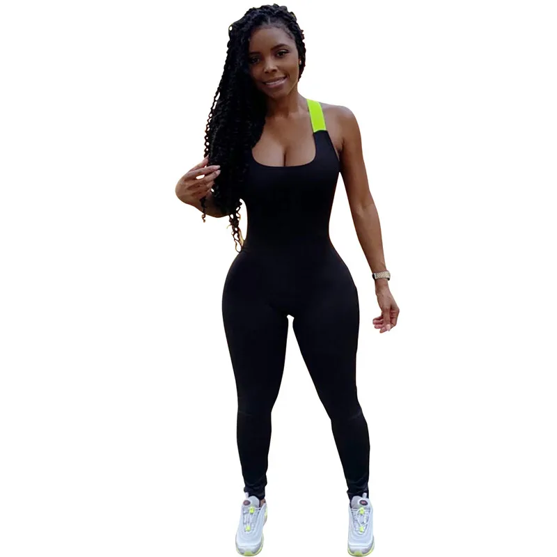 Matching-Set Sexyjumpsuitsforwomen Summer Sleeveless Cutubly