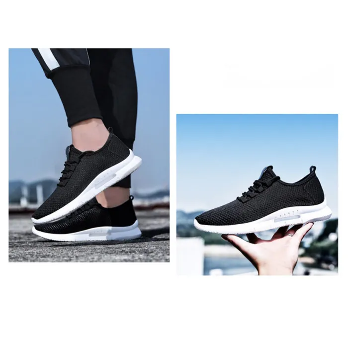 Мужская дышащая обувь для бега, тенниса, Спортивная повседневная прогулочная спортивная обувь, износостойкие кроссовки EDF88