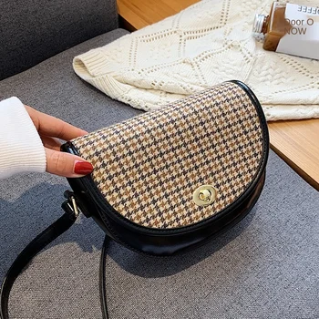 

Online Influencer Pop Small Bag Women's Bag New Fashion All-match Shoulder Bag Western Temperament Crossbody Saddle Bag a Single