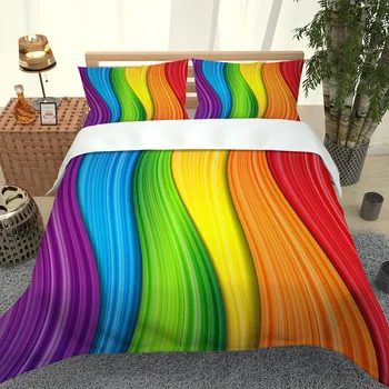 

2020 Hot Style Bedding Set 3d Digital multiple colors Pattern 2/3pcs Duvet Cover Set Single Twin Double Full Queen King Bedding