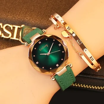 1PC Green watch