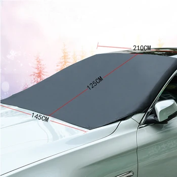 

Magnetic Car Front Windscreen Snow Ice Shield Cover Autos Windshield Sunshade Anti-frost Anti-fog Universal Car Sun Protector