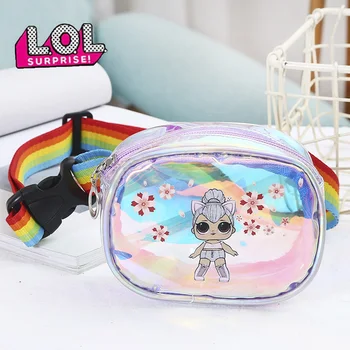 

LOL Surprise Doll New Child Waist Bag Messenger Bag Cartoon Sports Transparent Chest Bag Girl Shoulder Bag Coin Purse