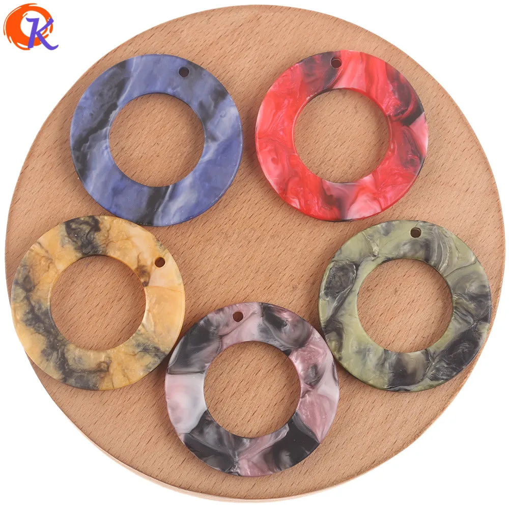 

Cordial Design 34*34mm 50Pcs Jewelry Accessories/DIY Making/Matte Beads/Rubber Effect/Ring Shape/Hand Made/Earring Findings