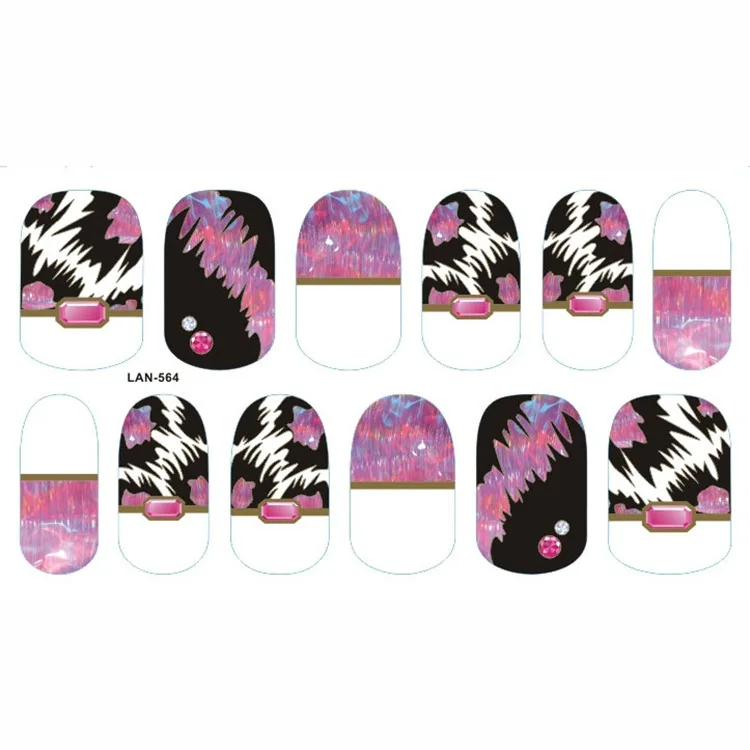 Производители наклеек для ногтей оптом Amazon корейский стиль креативный декоративный стикер для ногтей макияж креативные Гвозди стикер