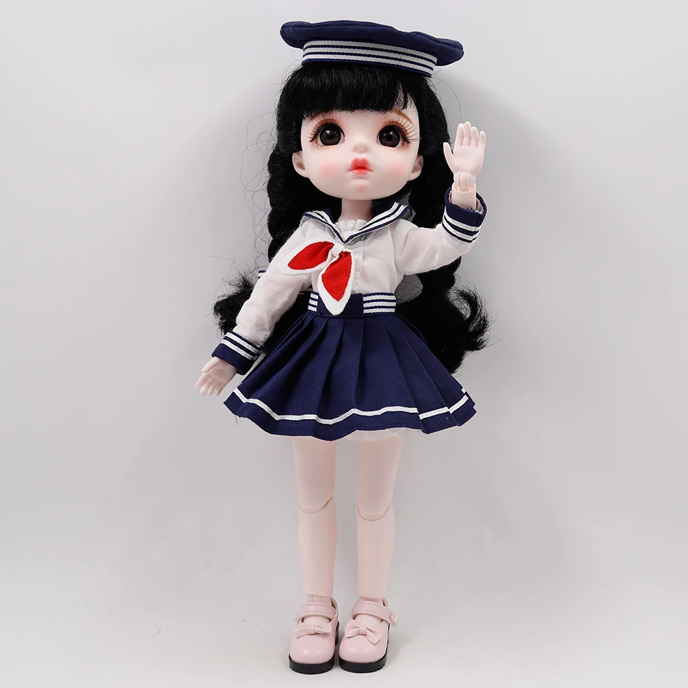 Novo 30cm bjd boneca bruxa feiticeiro traje roupas boneca mágico traje  bonecas uniforme da faculdade para