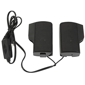 

2pcs Wall-mounted Laptop External Speakers Black High Quality And Durable