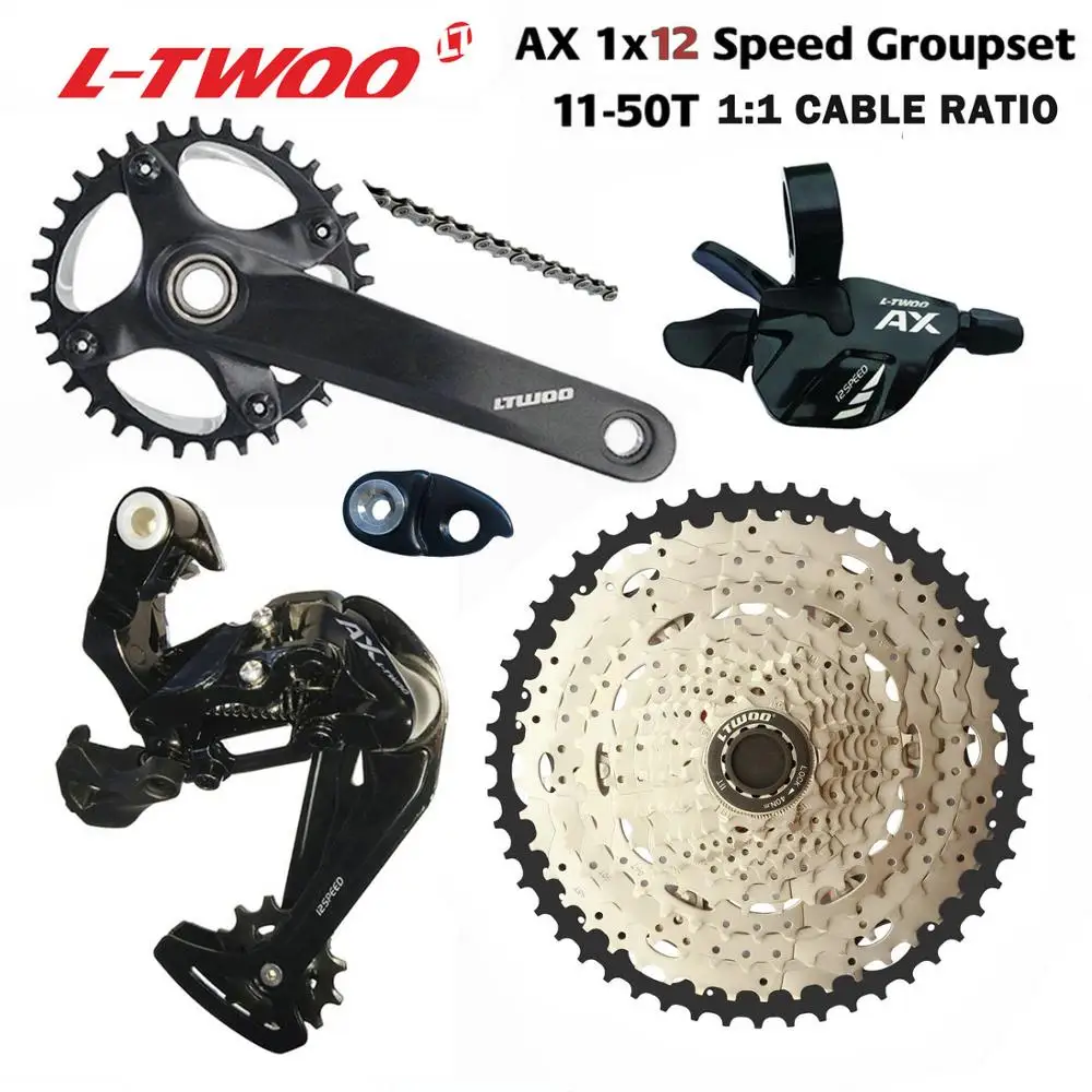 LTWOO Groupset AX12 скоростной механизм переключения передач кассета заднего