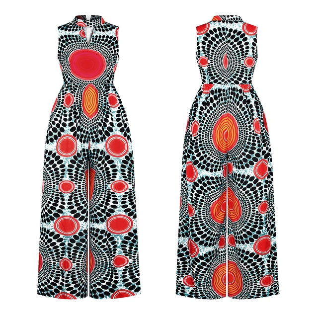 Eke Ankara Jumpsuit Wide Leg Pants - Image 4