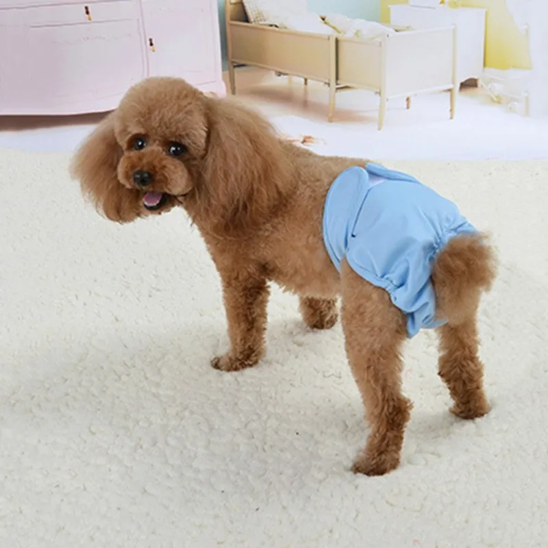 Pet Underwear Physiological Pants For Female Small Dog Washable Durable Doggie Diapers Underwear Short Diaper XS-XL dog diapers pet diapers dog nappies