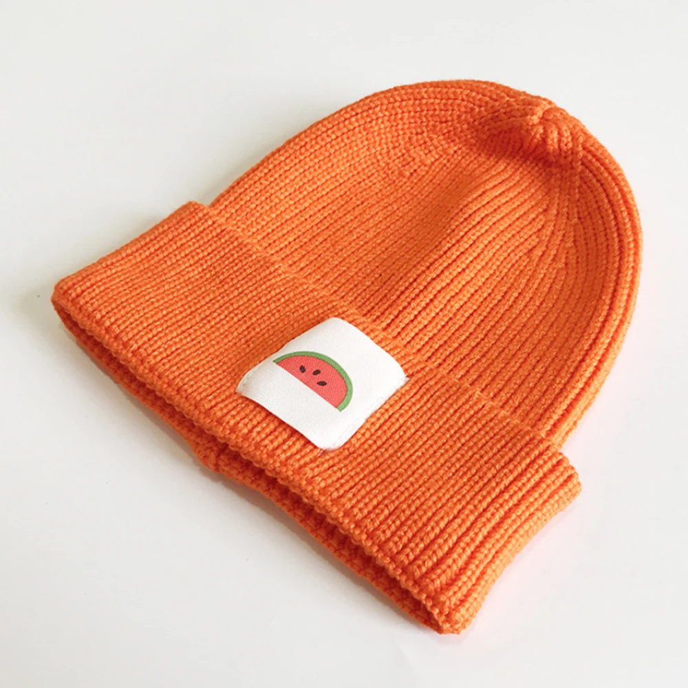 Новинка; 14 цветов; милая детская зимняя вязаная шапочка для маленьких мальчиков и девочек; мягкая шапка