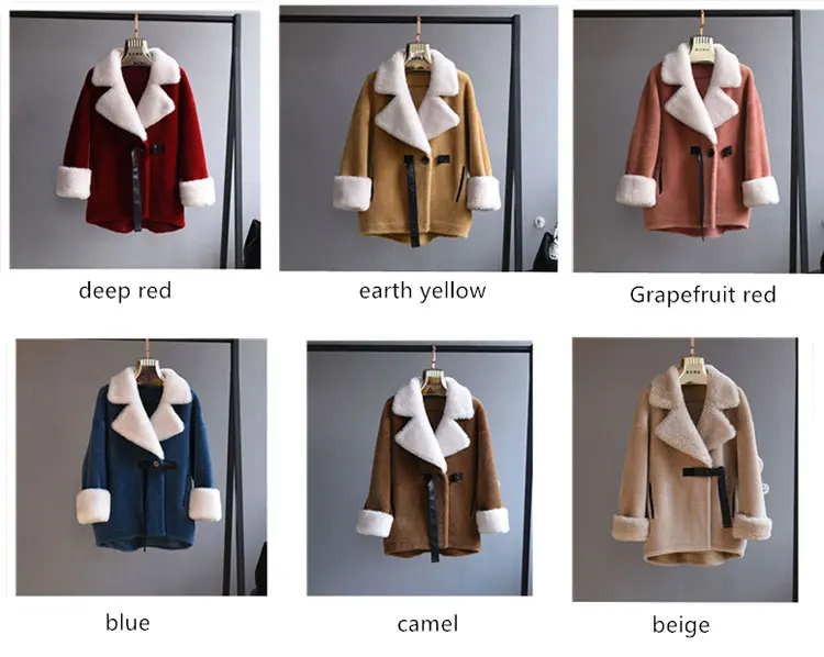 Модная куртка из натуральной шерсти с регулируемой талией на одной пуговице, мягкий помпон из натурального меха, пальто для женщин, зимнее пальто из натурального овечьего меха