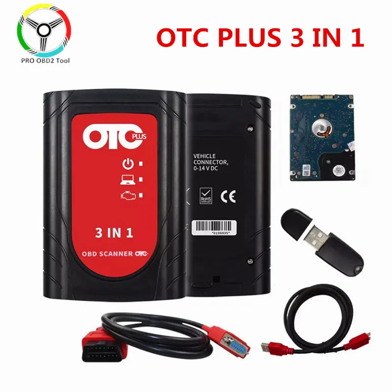 OTC Plus 3 в 1 для Toyota/Nissan/VOL GTS TIS3 сканер с HDD Techstream Toyota/lexus автомобильный