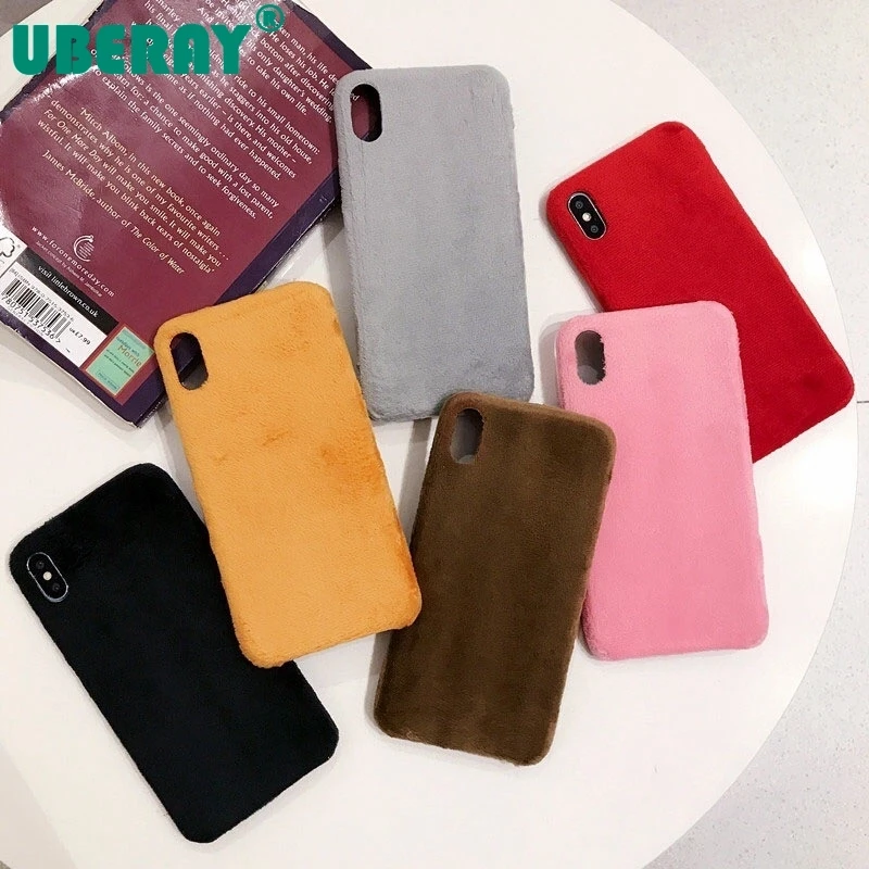 

UBERAY Case For Huawei Mate30 Pro Mate20 Mate 10 Mate9 Phone Case Cloth Fur Skin Soft Coque For Huawei P30 P20 P10 Nova5i Nova4