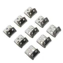 10pcs Steel S Clip With Plastic Wrap For Zig Zag Sofa Spring Repair