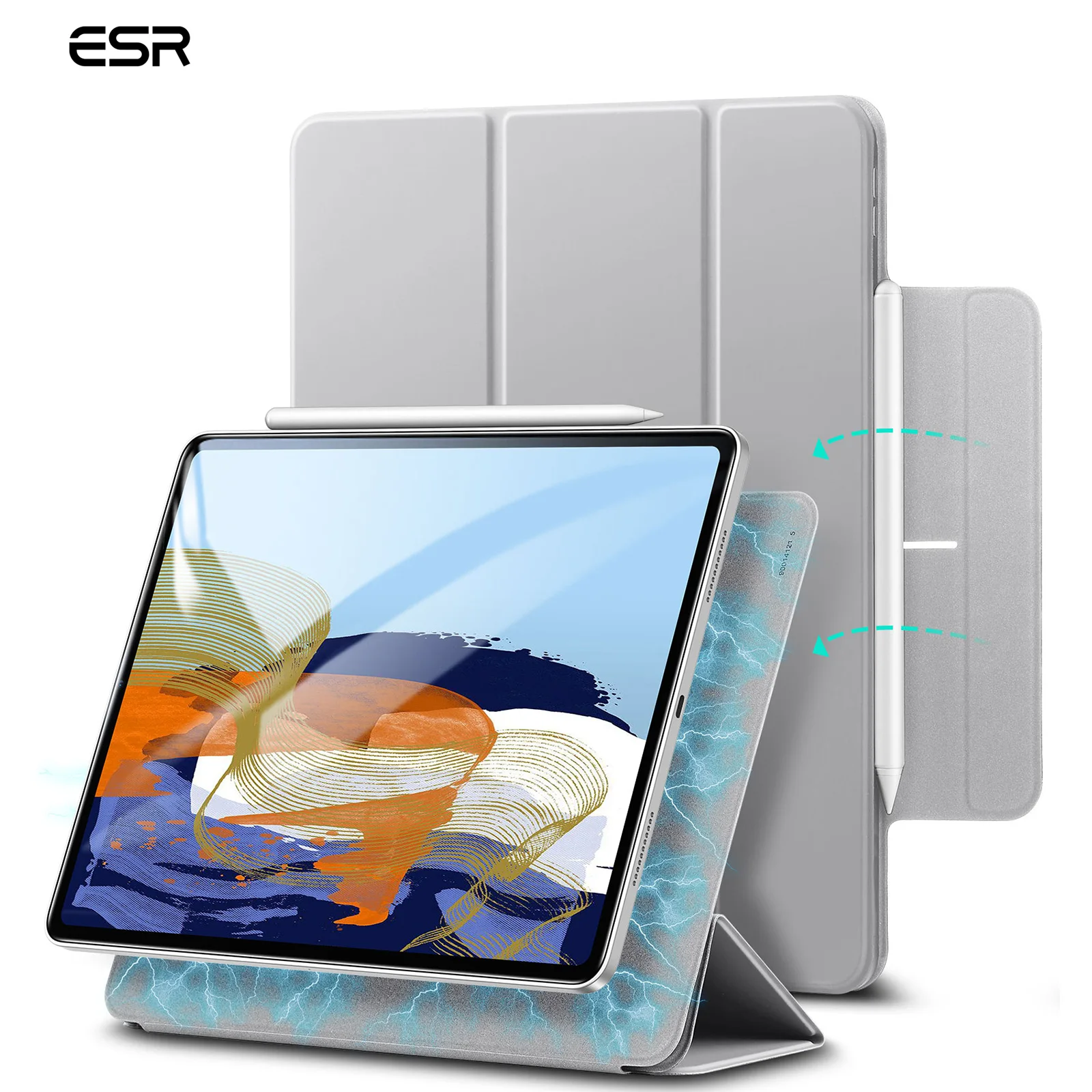 ESR - כיסוי מגנטי איכותי לאייפד iPad Pro / Mini - 2021 / 2020