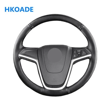 

DIY Hand-stitched Black Comfortable Artificial Leather Car Steering Wheel Cover For Buick Excelle XT GT Encore Opel Mokka
