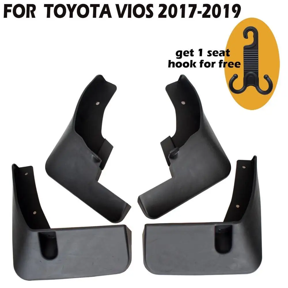 

4 Pcs Set Molded Mud Flaps Mudflaps Splash Guards Front Rear Mud Flap Mudguards Fender YC101084