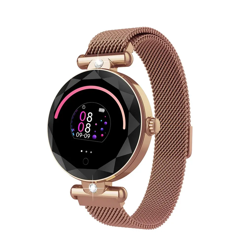 H12 Female Crystal Smart Bracelet Waterproof Disc Color Screen Watch Call Render Heart Rate Movement S216 H12 Female Crystal Smart Bracelet Waterproof Disc Color Screen Watch Call Render Heart Rate Movement S216