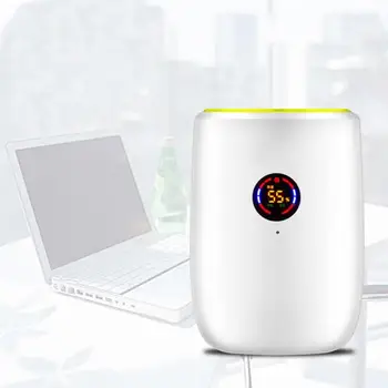 

Electric Air Dehumidifier Mini Portable Air Dehumidifier for Home LED Display Electric Room Dehumidifier Purifier Machine 800ML
