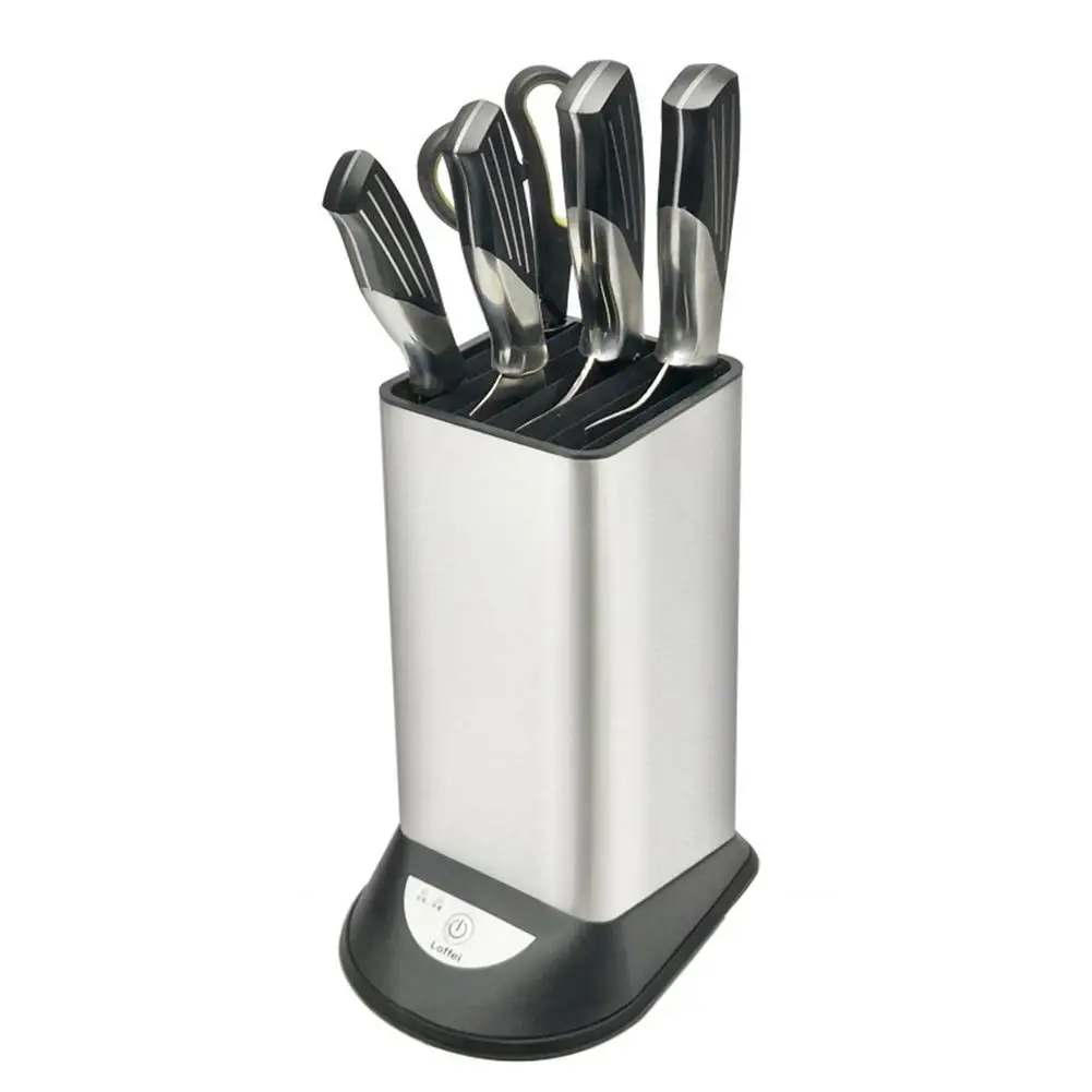 

Stainless Steel Kitchen Knife Holder Cutter Stand Electric Knife Sterilizer Knife Storage Rack Cutter Organizer Kitchen Tool