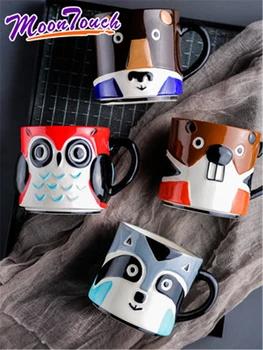 

Creative cute cartoon lovers ceramic cup a cup of milk a cup of coffee cup mug cup office