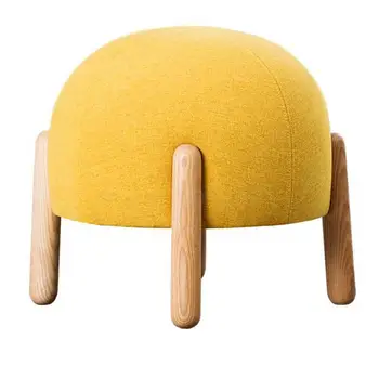 

Nordic Shoe Bench, Solid Wood Bench, Cloth Bench, Soft Bench, Sofa Bench, Simple Bench, Mushroom Bench, Foot Stand, Children's S