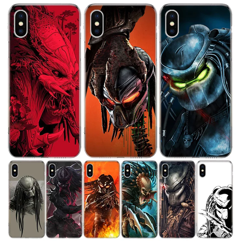 Custodia Per Telefono Alien Vs Predator Per Iphone 15 Ultra 14 11 12 13 Pro Max Xr X Xs Mini 8 7 Plus Se Soft Fundas Coque Shell Cover