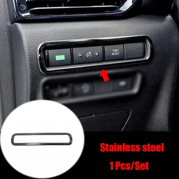 

For Nissan Sentra 2020 2021 accessories Stainless steel Car Headlamps Adjustment Switch Cover Trim Sticker car styling 1pcs