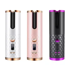 Dispositivo de ondulação automático usb de carregamento sem fio curling dispositivo onda modelagem ferramenta cerâmica curling