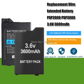 

Battery for Sony PSP2000 PSP3000 PSP 2000 PSP 3000 Gamepad PlayStation Portable Controller 3600mAh New Replacment Batteries