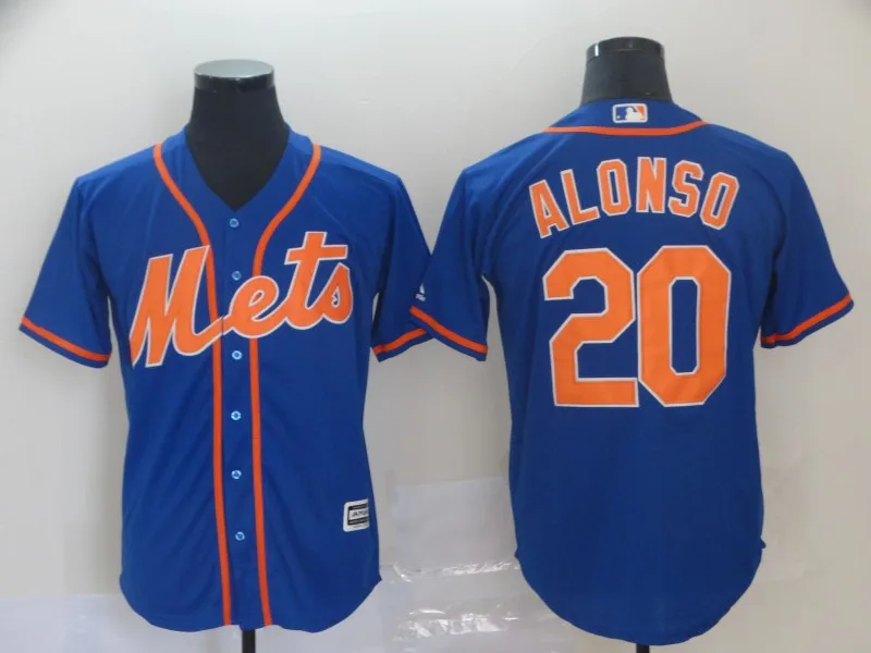 Нью-Йорк Все сшитые мужские плеер Pete Alonso 20 Jacob deGrom 48 Noah Syndergaard 34 tebow 15 майки полярный медведь - Цвет: AS photo