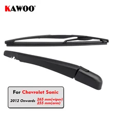 KAWOO щетка заднего стеклоочистителя автомобиля лезвия заднего окна стеклоочистители рычаг для Chevrolet Sonic хэтчбек(2012 и далее) 265 мм лобовое стекло