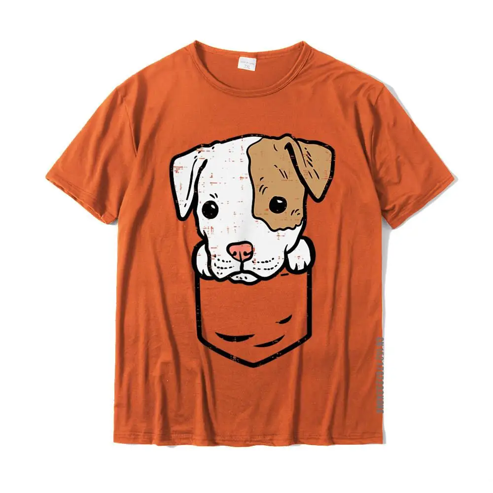Casual Pure Cotton Funny Tees New Design Short Sleeve Men T Shirt Printed Summer/Autumn Tee-Shirt Round Neck Top Quality Pocket Puppy Pitbull Cute Pitties Pet Dog Lover Owner Gift T-Shirt__MZ21355 orange