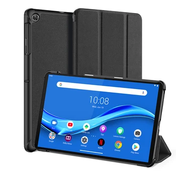 

For Lenovo M10 Plus 10.3 inch Pad Smart Case PU Leather Flip Cover Ultrathin Fashion Protective Shell Auto Sleep Stand